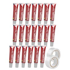 쇼킹폴리머 다용도 초강력 접착제 15g x 20p + 고정테이프 10m 2p, 2세트