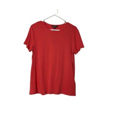 폴로 여성 XL 사이즈 오렌지 스트레치 티셔츠 2786433
