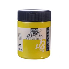 뻬베오 스튜디오 아크릴 물감 500ml, 13 Light azo yellow