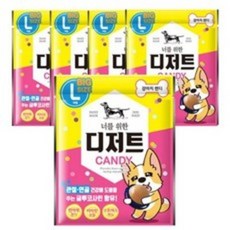 너를위한디저트 강아지캔디 대형견용 L, 닭고기, 12g, 20개입