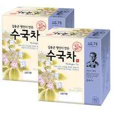 쌍계 수국차 80T (40개입x2개), 1, 2개