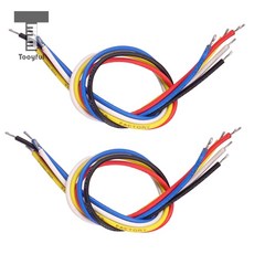 유쾌한 10Pcs 19cm 다채로운 내부 회로 시스템 연결 와이어 케이블 회로 라인 일렉트릭 기타베이스 파트 기타리스트 도구