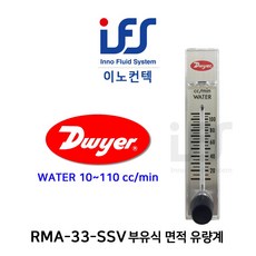 Dwyer Flowmeter 드와이어 유량계 RMA-33-SSV