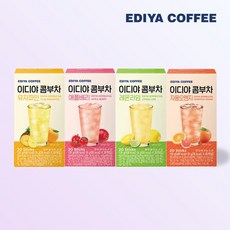 [이디야 커피] [이디야] 콤부차 20T x 2개(4가지맛 중 택1), 2개, 상세 설명 참조