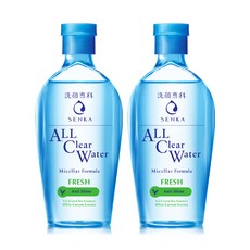 센카 올 클리어 워터 미셀라 포뮬러 프레시 230ml 2개 클렌징, 단품