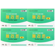 모모랩 페리돈정 고양이 구내염 치주염 보조영양제 30정, 4개