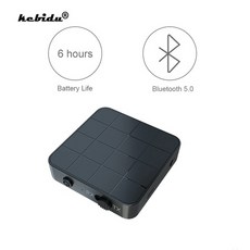 해외 KN321 2 IN 1 블루투스 5.0 오디오 송신기 수신기 TV 자동차홈 스피커 용 3.5mm 무선 어댑터 스테레, One Color_블루투스 v5.0, One Color_블루투스 v5.0, 상세 설명 참조0