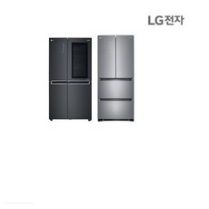 LG전자 양문형 냉장고 노크온 821L+LG DIOS 김치냉장고(실버) 402L S833MC85Q+K410MB19E