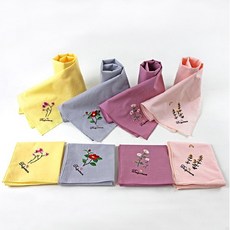 동백꽃손수건