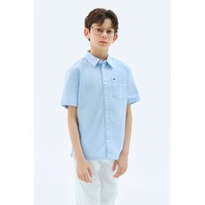 타미힐피거 솔리드 옥스포드 셔츠 (T42E1HSH220BT1C1O)