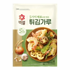 백설 5가지 재료로 만든 튀김가루 1kg, 1개