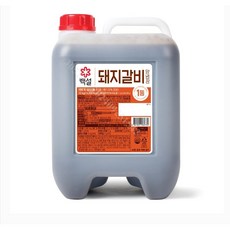 백설 LA갈비 양념장 돼지갈비 양념 업소용 대용량 10kg, 1개