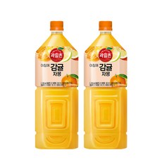 과일촌 아침에 감귤자몽 2.0L 6입, 6개, 2L