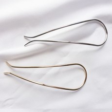 오모트 메탈 U핀비녀 유자비녀
