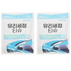 불스원 유리세정 티슈 10매입, 2개