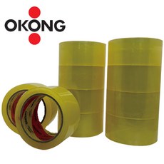 <특가>오공박스테이프 35M x 48mm 10개/투명테이프 오공테이프 포장용 아크릴테이프, 10개