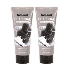 [푸드어홀릭] (2개) 콜라겐 필오프팩 150ml / 참숯, 1개입, 2개