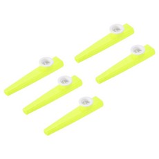 MECCANIXITY Kazoo Musical Instrument Plastic Yellow with Flute Diaphragm Party Guitar Ukulele Violin