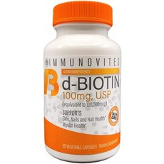 높은 흡수력 영양 비오틴 Biotin 100mg, 1개