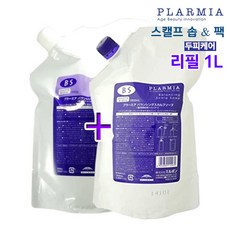 밀본 프라미아 밸런싱 스캘프솝+스캘프팩 리필 1000ml 두피케어세트, 단품