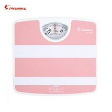 정확한체중계 목욕탕 아날로그 기계식 아이워너 체중계 핑크