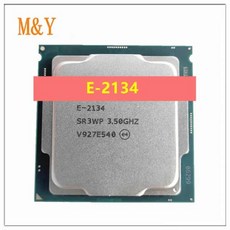 E-2134 제온 E 3.5GHz 쿼드 코어 TDP 71W CPU 프로세서 E3 프로 SAMING V5 마더보드용 LGA1151, 한개옵션0