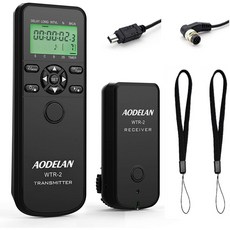 릴리즈AODELAN 무선 카메라 타이머 원격 제어 셔터 릴리즈 니콘 Z9 Z7 II Z6 Z5 D780 D6 쿨픽스 A P