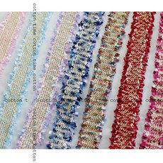 5 야드 트위드 웨빙 3cm 와이드 골든 혼합 리본 짠 직물 밴드 봉제 액세서리 가방 의류 무료 배송|웨빙|, 1개(A6), F