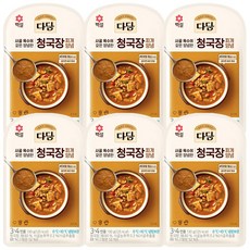 CJ 다담 청국장찌개 양념 130g, 6개