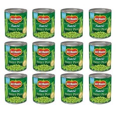 DEL MONTE Sweet Peas 통조림 야채 12팩 4252g15온스 미국직구, 425.2g, 12개