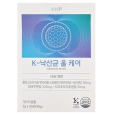 k낙산균 올케어 위장 장 건강 변비 양배추 사과초모식초 분말 과민성 대장 속편한 염증 관리 미야리산, 1개, 30포