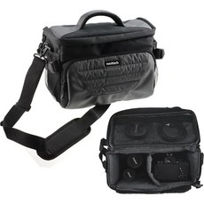 Panasonic Premium 4k HC-VXF1 11과 호환 휴대용 스트랩이 Navitech 회색 검정색 캠코더 케이스