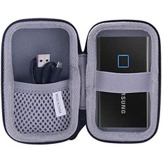 3.예상수령일 2-6일 이내 용 Samsung T7 T5 Touch 외장 SSD 500GB 1TB 2TB 전용 보호 케이스 여행 수납 케, 검정_One Size, 검정, 상세 설명 참조0
