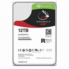 씨게이트 아이언울프 프로 12TB ST12000NE0008(7200/256M)HDD - 아이언울프12tb