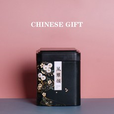 공캔 미니 사각 차 틴플레이트 상자 범용 캔 캔디 향 녹차 보관, CHIINESE GIFT, CHIINESE GIFT, 1개