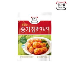 베스트식품 종가집 총각김치 400g 파우치 x10개