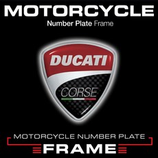 2020 두카티 바이크 번호판가드 MFMC02-2020 DUCATI 3LINE DESIGN MOTORCYCLE Number Plate Frame, D18