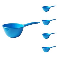 월드크린 자루 바가지 대, 블루, 5개