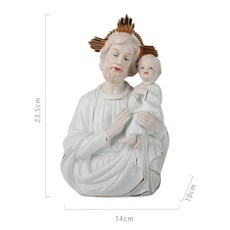 기독교 가톨릭 성모 마리아상 도자기 카톨릭 미니 천주교 성모상, 성부 성아 (153 선물 제외)