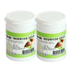벅스앤미 애완달팽이영양사료, 120g, 2개