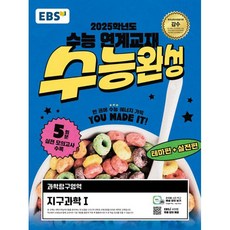 EBS 수능완성 과학탐구영역 지구과학1(2024)(2025 수능대비):2025학년도 수능 연계교재, 과학 (지구과학1), 고등학생