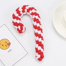 애완 동물 강아지 음성 물린 방지 장난감 선물 짠 로프 어금니, 1개