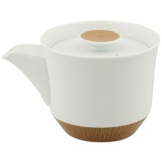 하쿠산 도자기 쿠스 쿠리 차 (약) 12.4 × 9 × 8cm 250ml 차보 하사미 야키 일본제, 1개