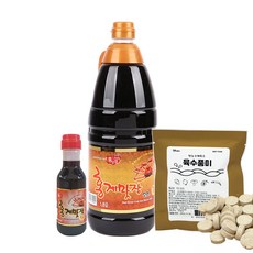 [류맛간장] 홍게간장 홍게맛장소스골드1800ml+200ml+고체육수5알, 1세트, 1800ml