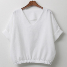 허리밴딩블라우스