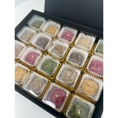 수제양갱 고급 선물세트 답례품 밤양갱 영양갱 연양갱 mamas dessert, 투명 손잡이 박스(12개입), 1개, 28g