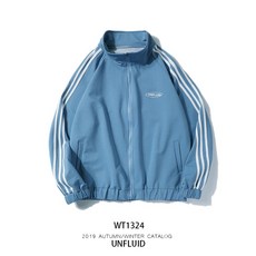 야구유니폼옷 루즈핏 스트라이프 배색 스타디움 긴팔 AWTP 제한가격