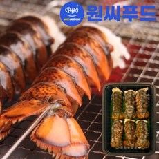손질 랍스터 테일 110-120g 4온스 6마리 바닷가재 랍스타 꼬리 캠핑 구이, 1개