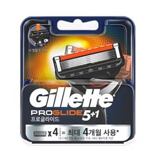 질레트 2024 프로글라이드 매뉴얼 면도날, 1세트, 1개