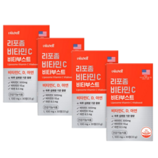 리포좀 리포솜 비타민C 비타민D 아연 식약처인증 비타부스트 리포좀공법 VITAMINC, 4개, 30정